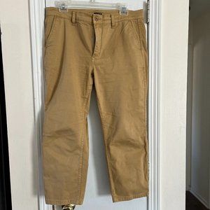 J Crew Khaki Cropped Pants
